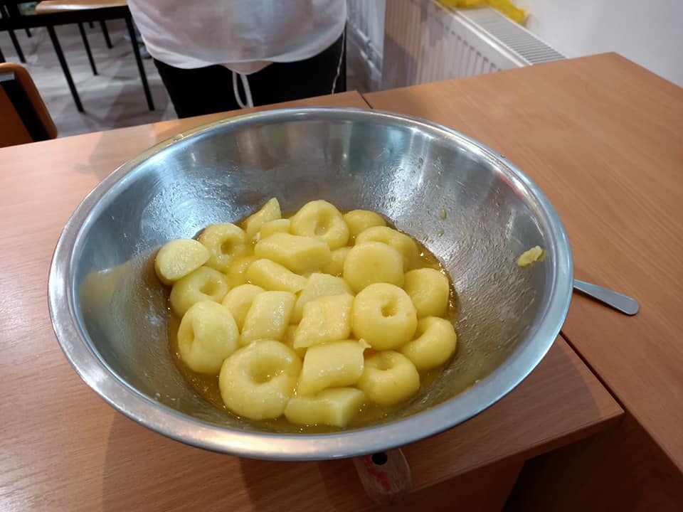 Zajęcia kulinarne na których królowały ziemniaki