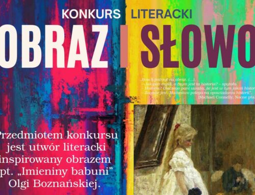 Konkurs literacki – Uczennice klasy 8 – Daria Golasik, Maja Grabarczyk i Amelia Pietraszko wzięły udział w konkursie literackim „Obraz i słowo – malarskie inspiracje w literaturze”